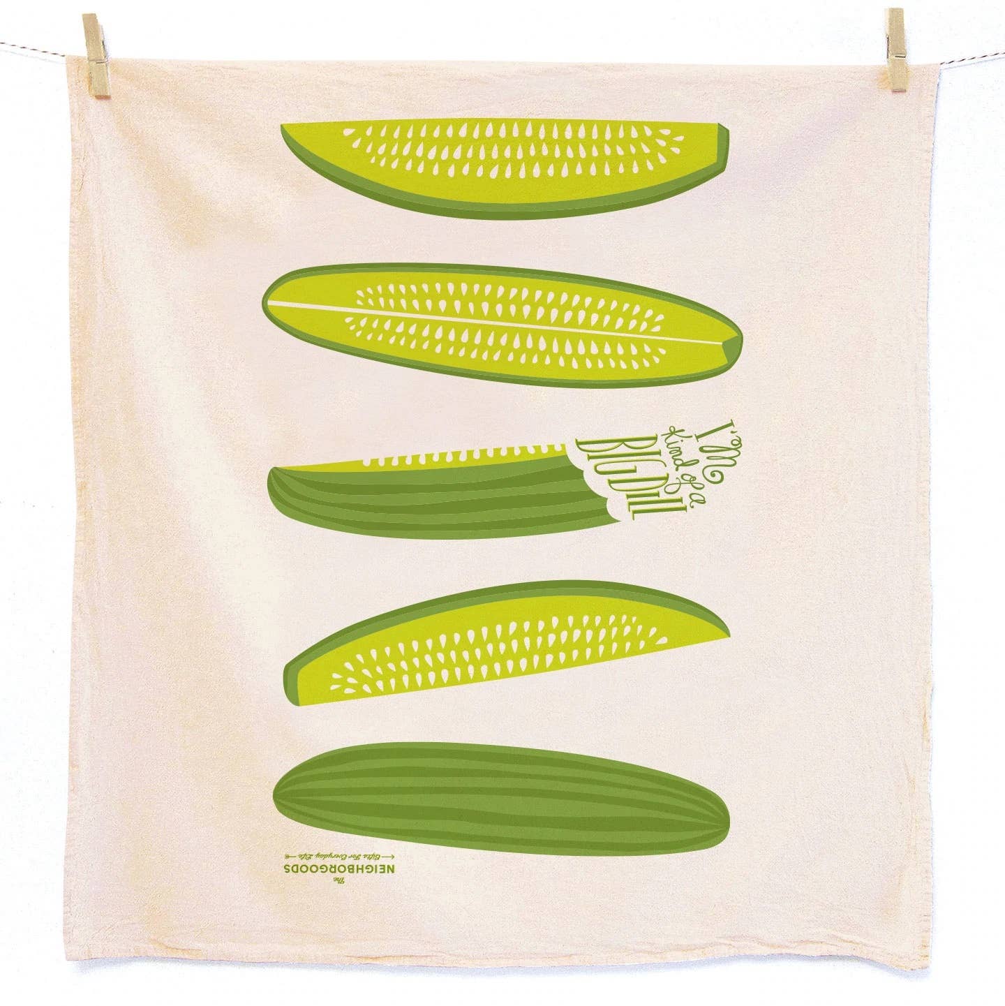 BIG DILL (Dill, Pickle) - Tea Towel Set of 2