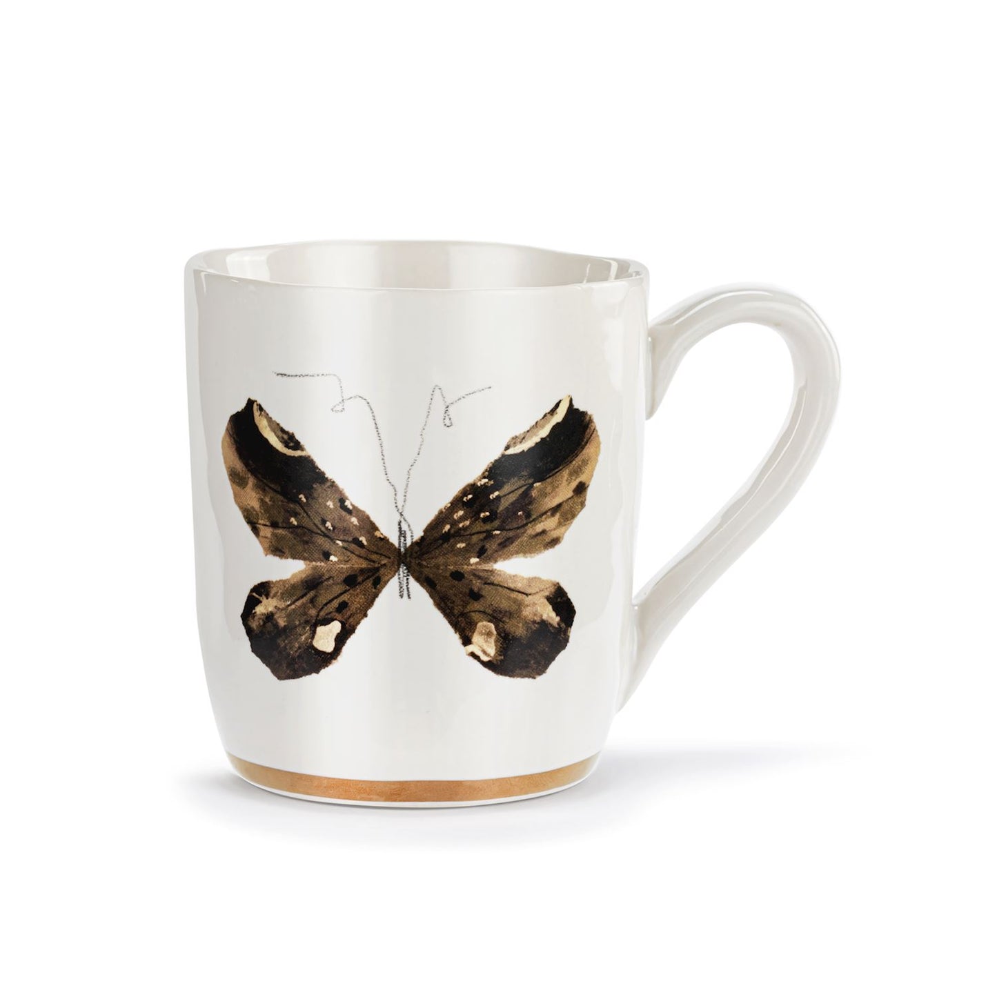 Black & Gold Butterfly Mug