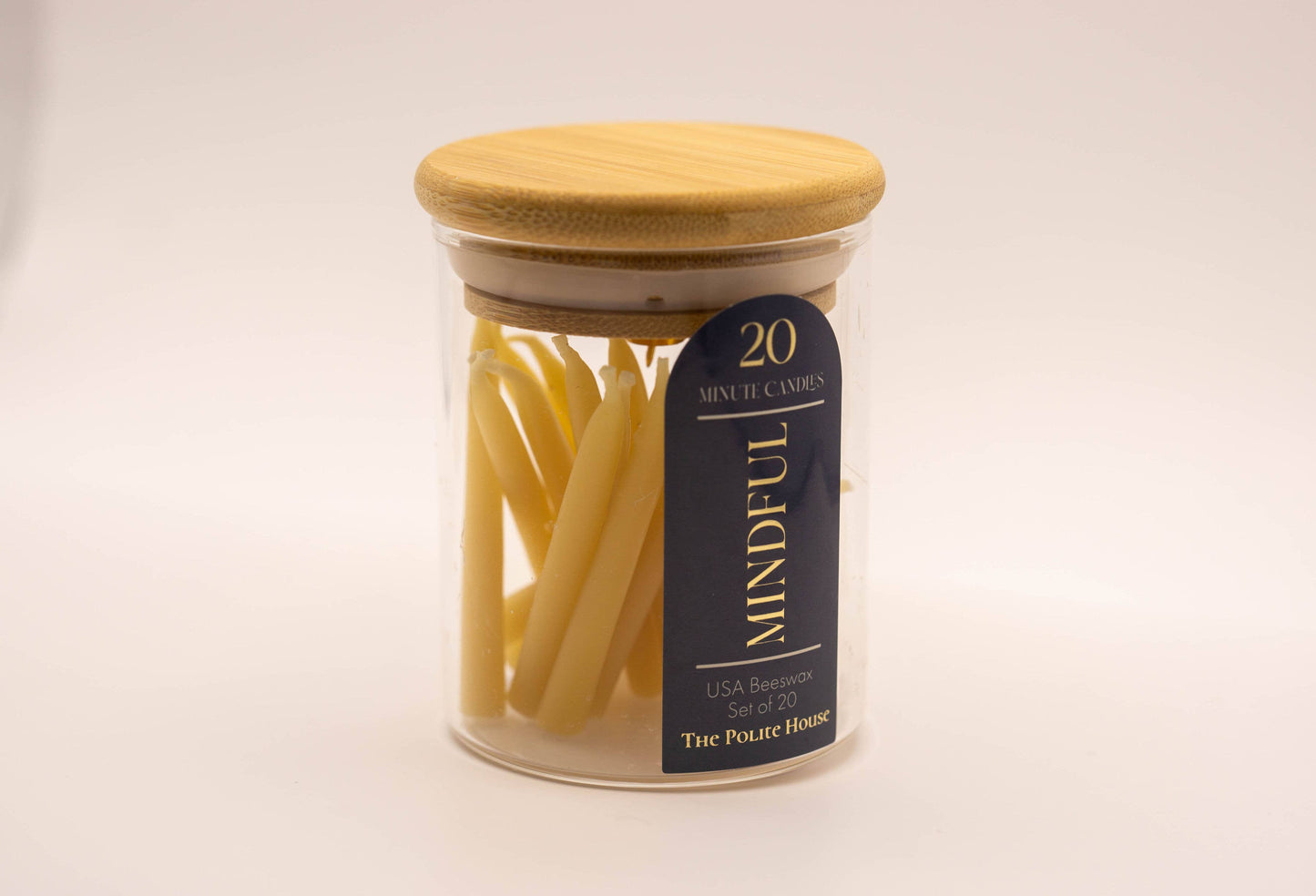 20 Minute Beeswax Candle Set