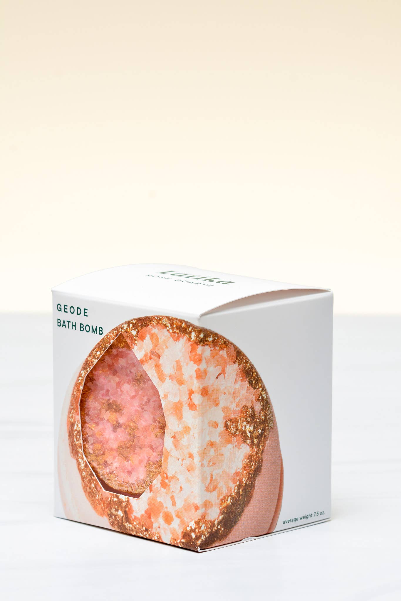 Rose Quartz Crystal Geode Bath Bomb