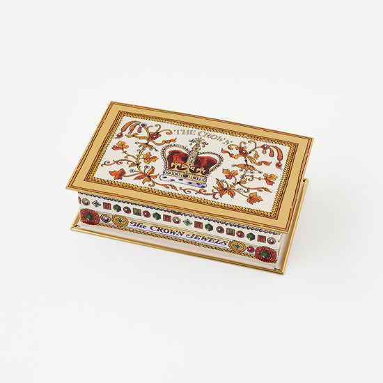 Crown Jewels Hinged Tin Box