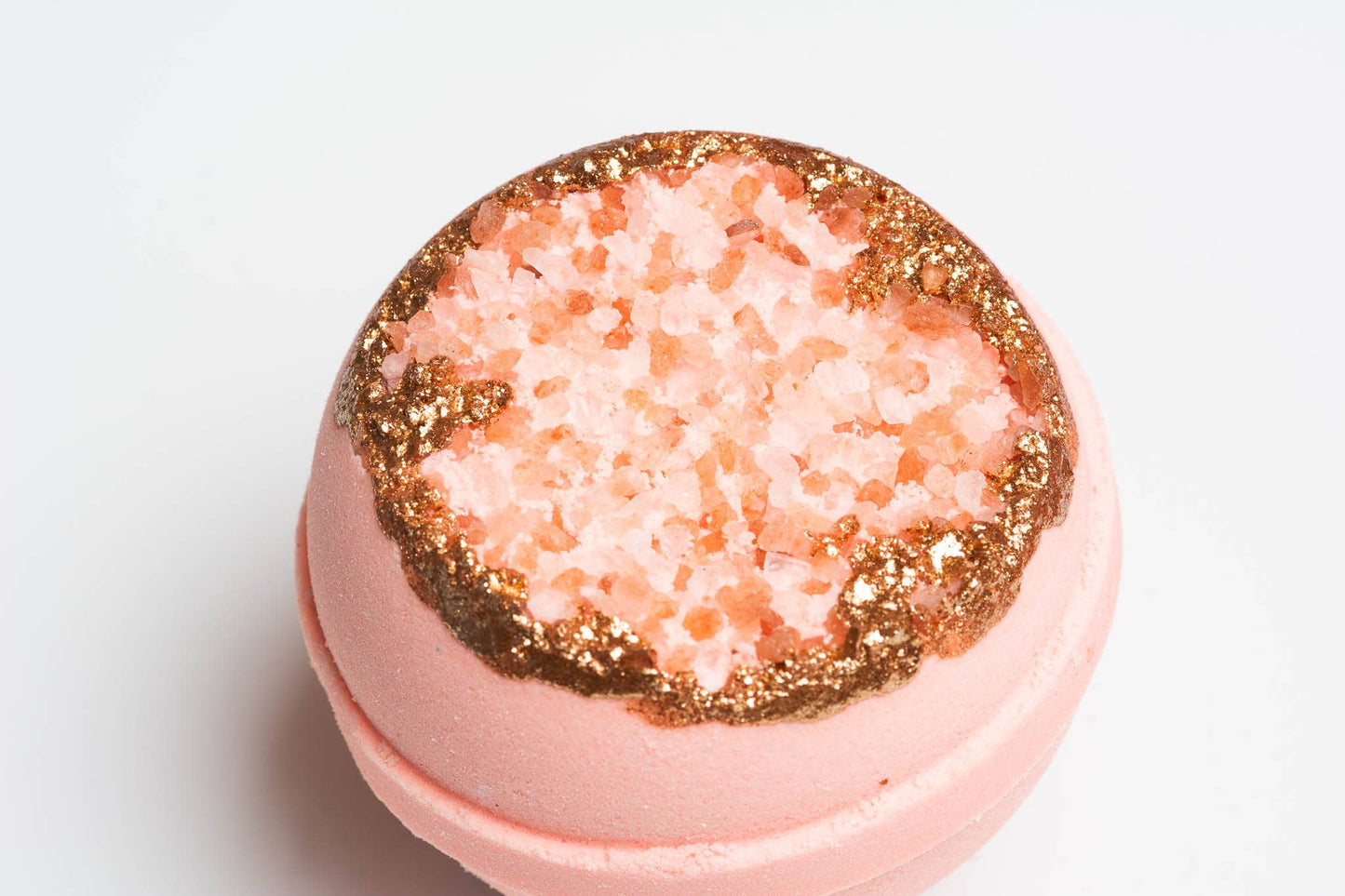 Rose Quartz Crystal Geode Bath Bomb
