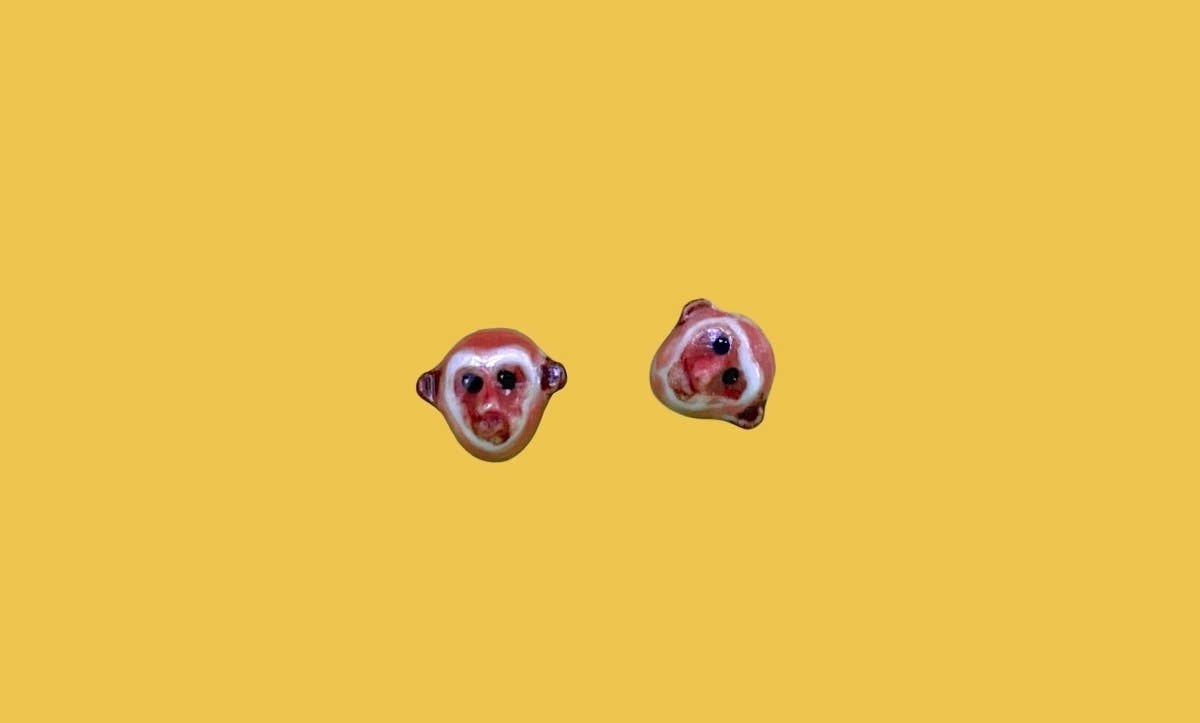 Monkey Earrings