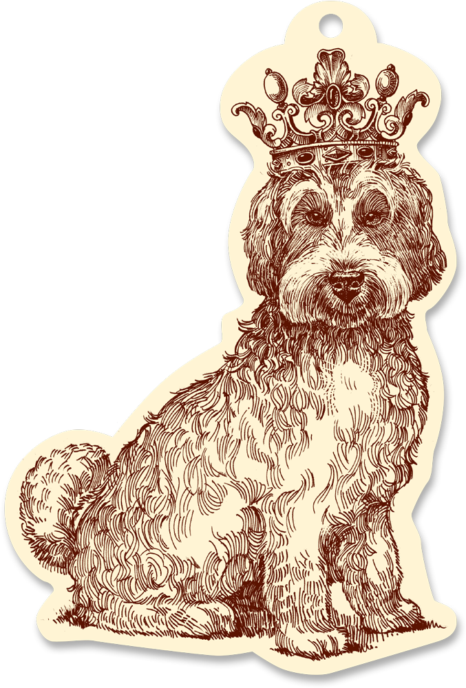 Royal Labradoodle Ornament