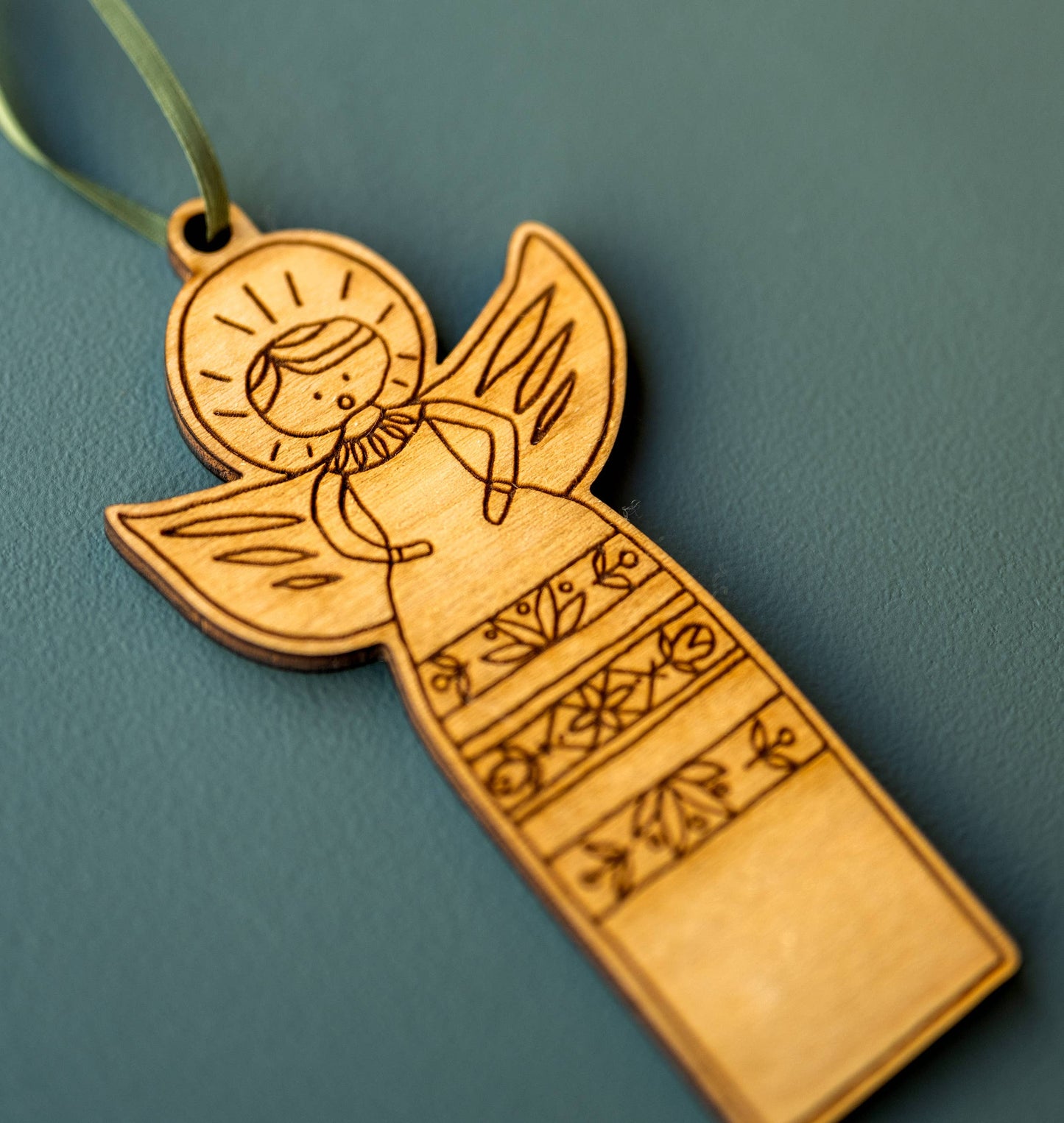Caroling Angel Christmas Ornament