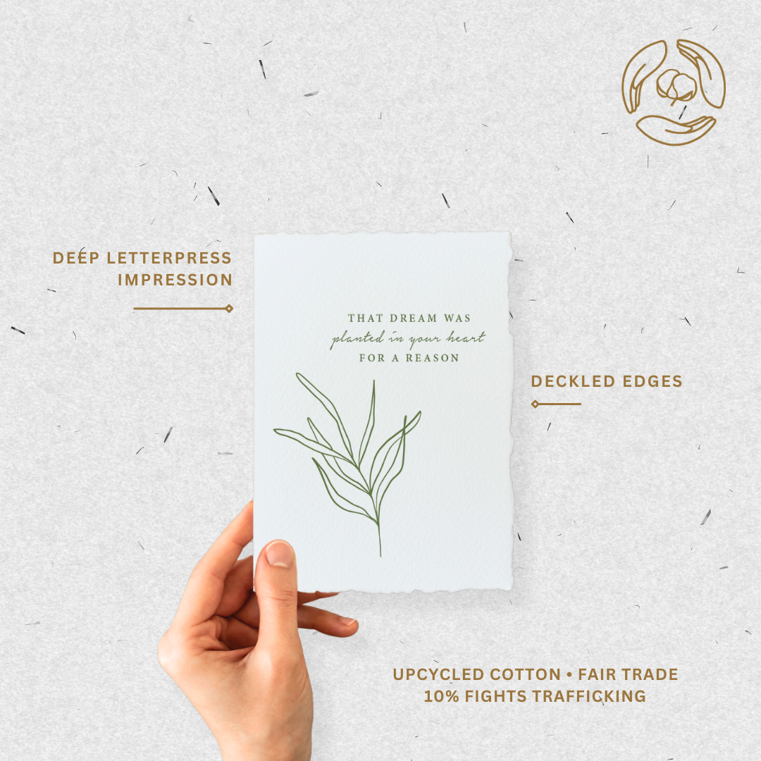 Dream planted in your heart | Encouragement Card