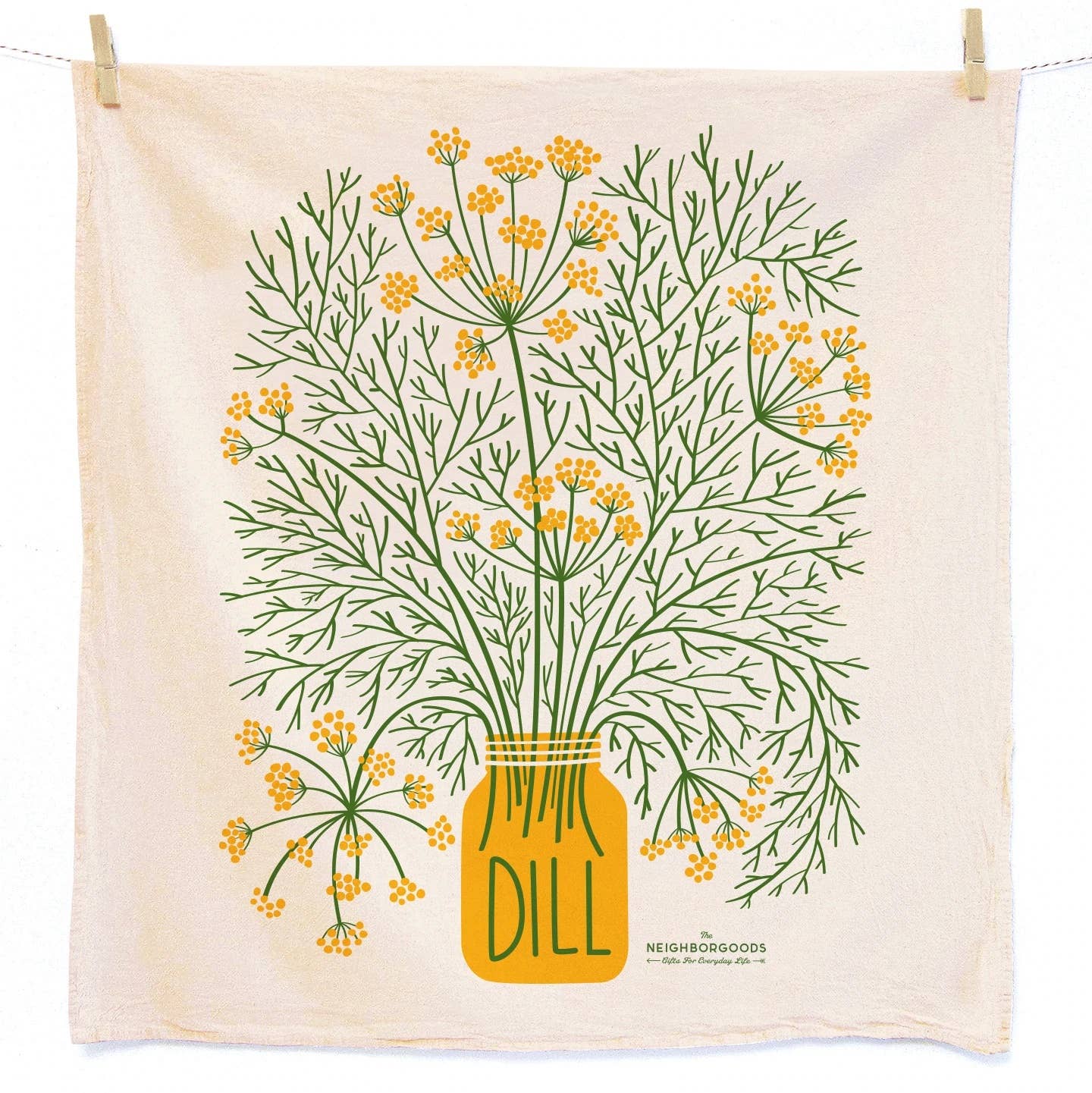 BIG DILL (Dill, Pickle) - Tea Towel Set of 2