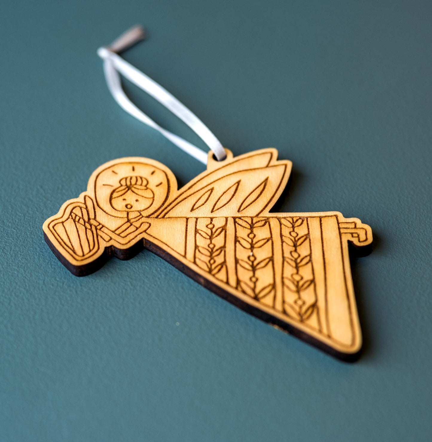 Harpist Angel Ornament