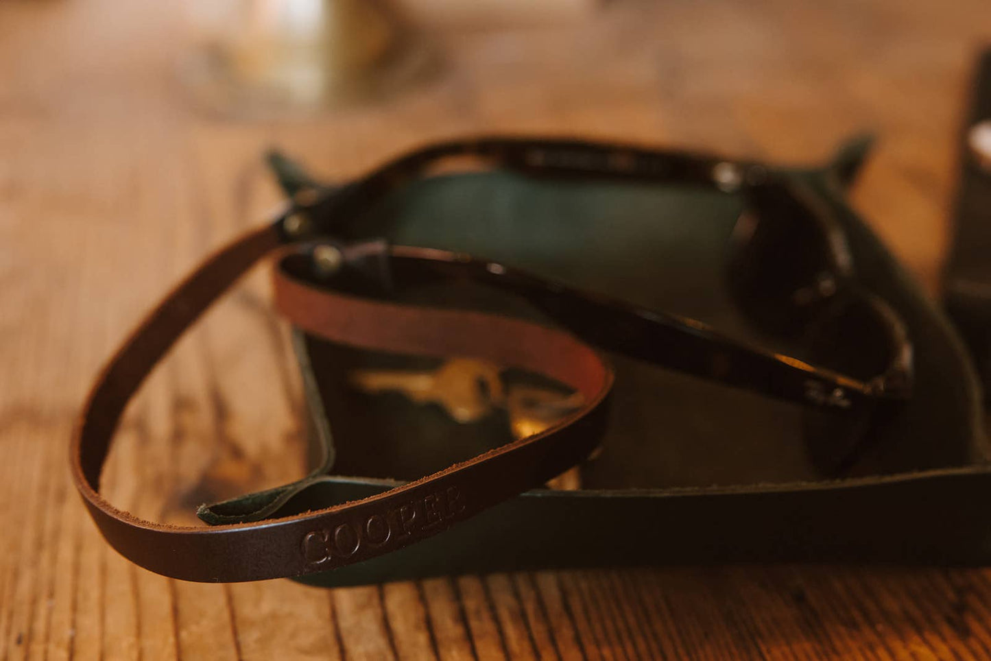 WDE and RTR Leather Sunglass Strap