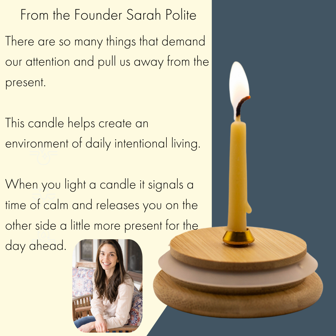 20 Minute Beeswax Candle Set