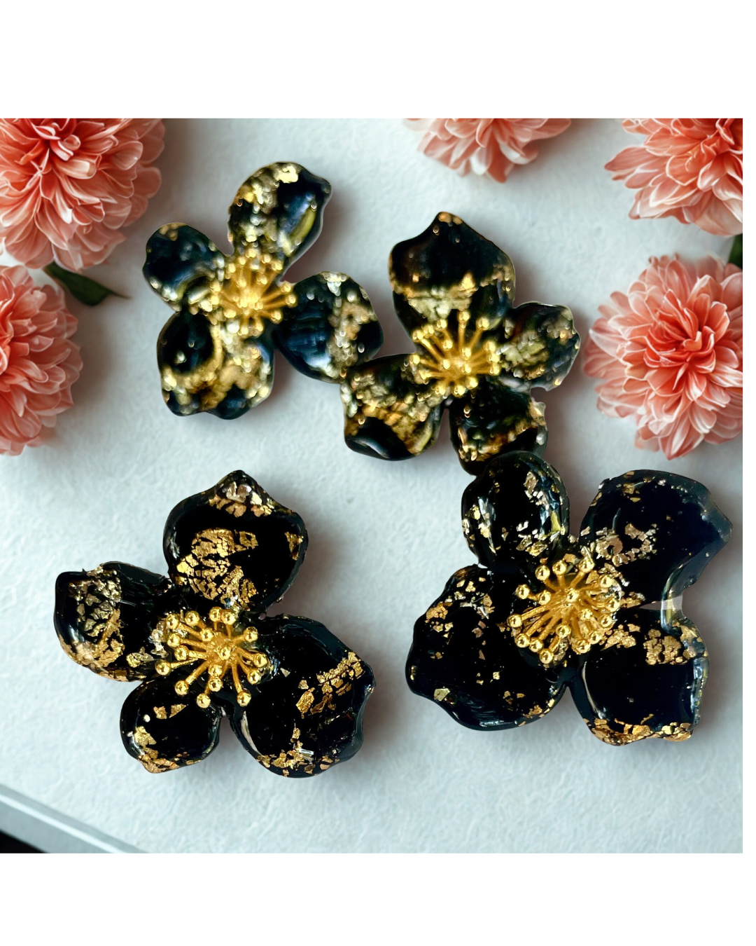 Elle Drago Floral Stud Earrings
