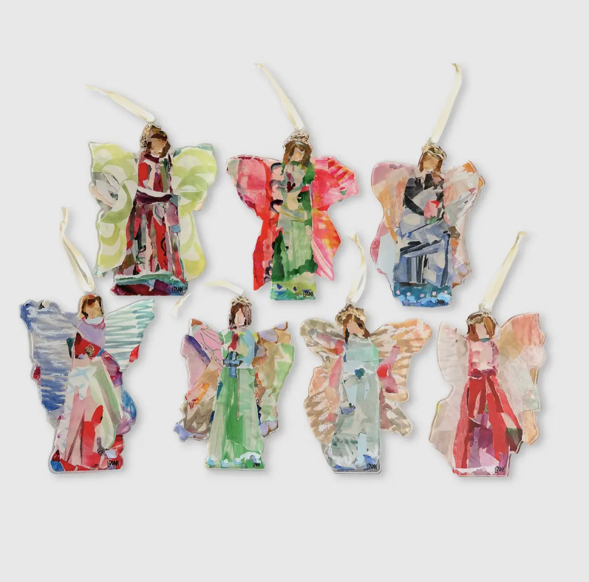 "RILEY" ACRYLIC ANGEL ORNAMENT