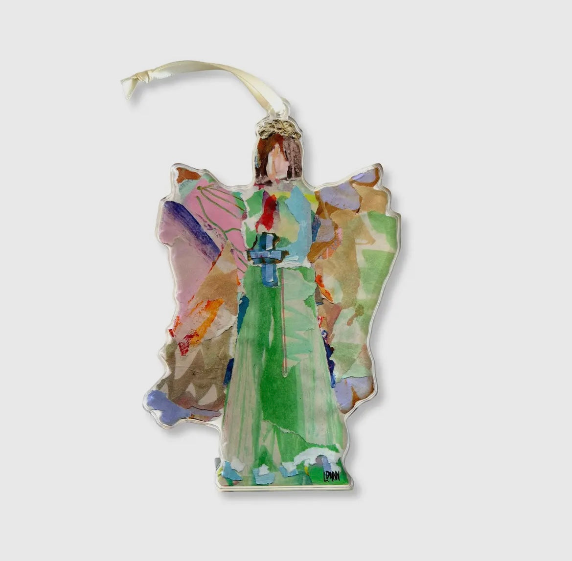 "KATHLEEN" ACRYLIC ANGEL ORNAMENT