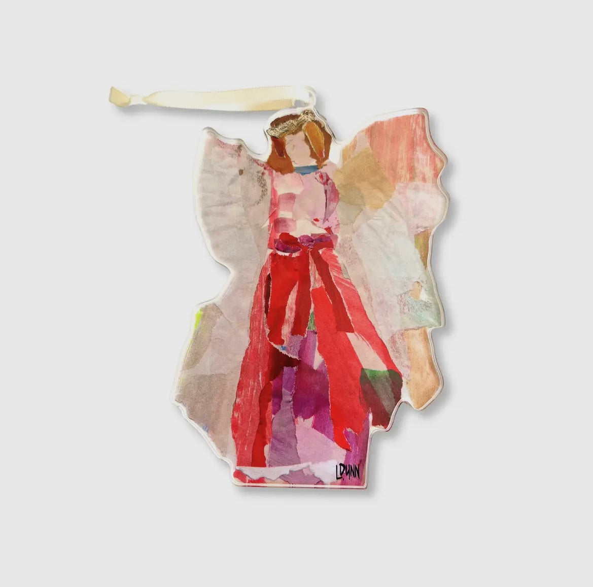 "STANCY" ACRYLIC ANGEL ORNAMENT