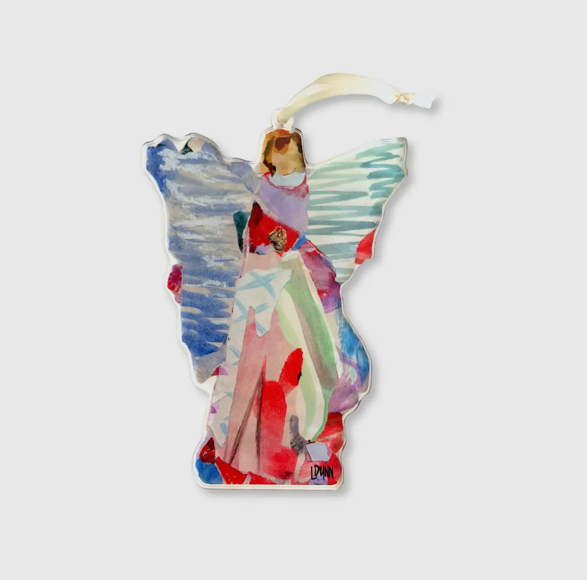 "VIOLET" ACRYLIC ANGEL ORNAMENT