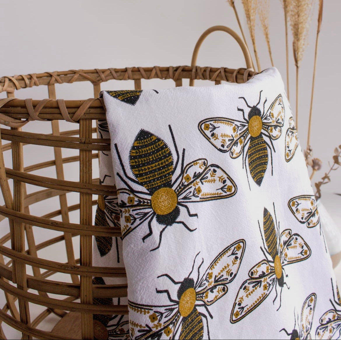 Bee Tea Towel