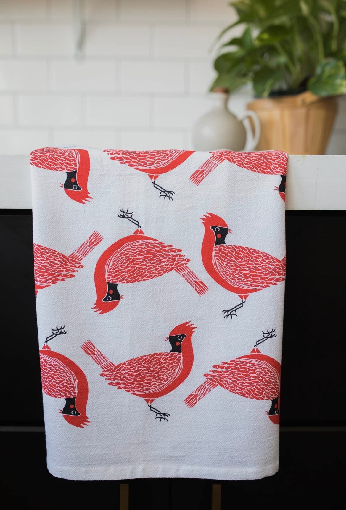 Cardinal Tea Towel