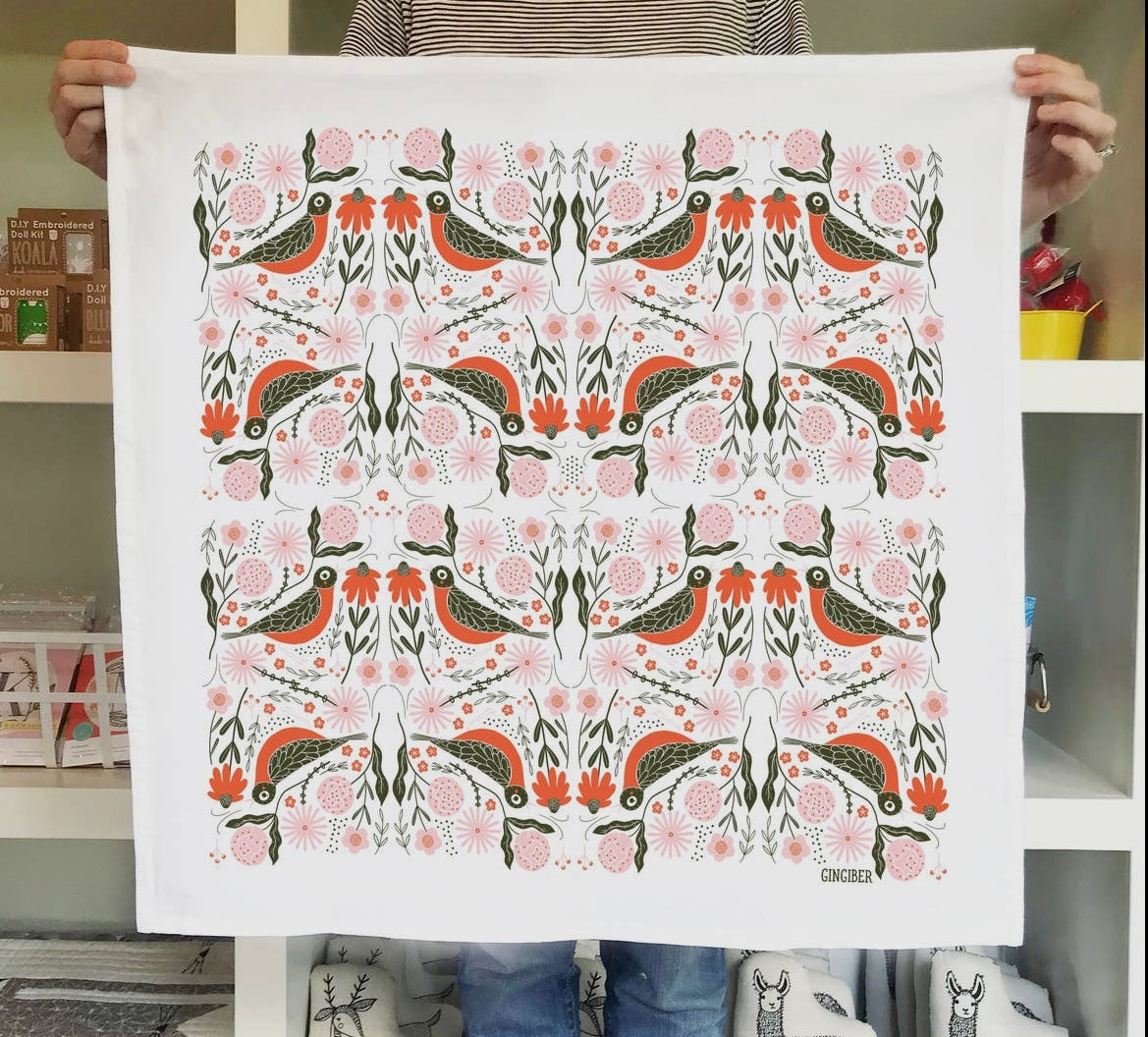 Robin Tea Towel