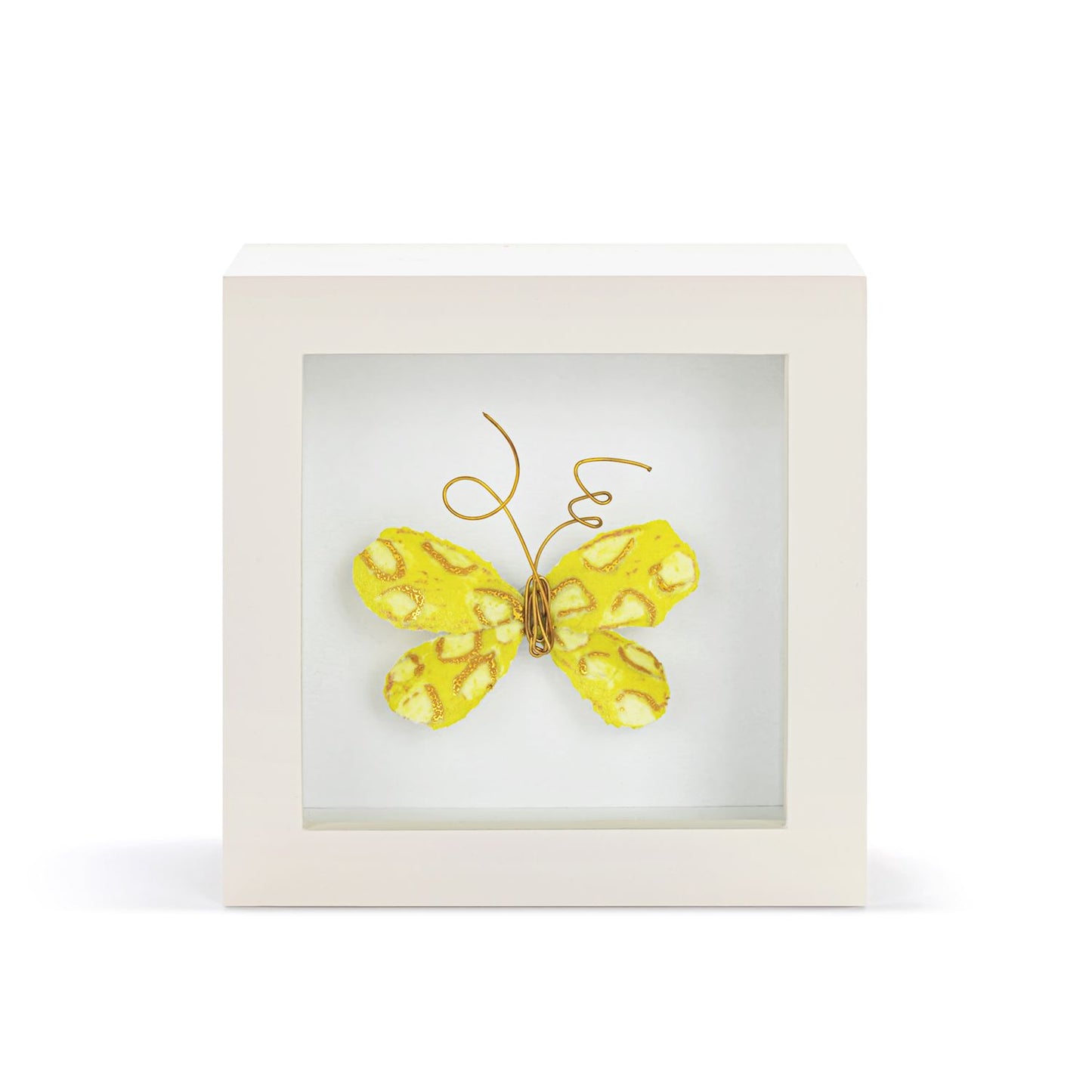 Always My Sunshine Yellow Butterfly Shadowbox