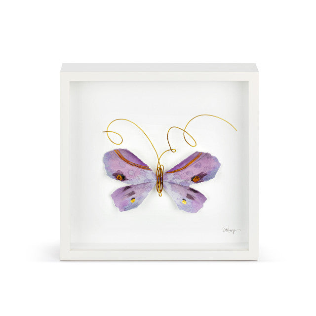 Purple Butterfly 10" Wall Art