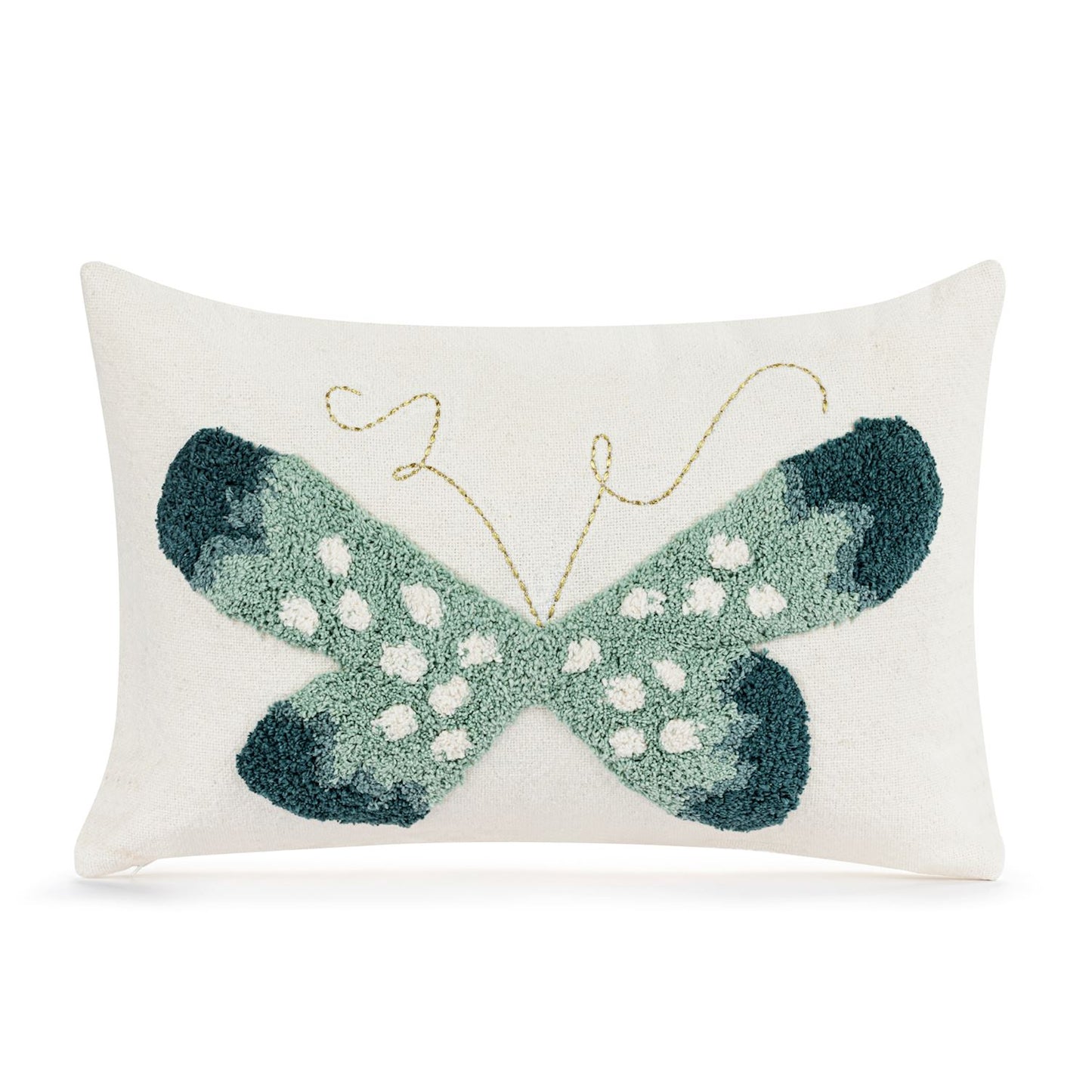 Blue Butterfly Pillow