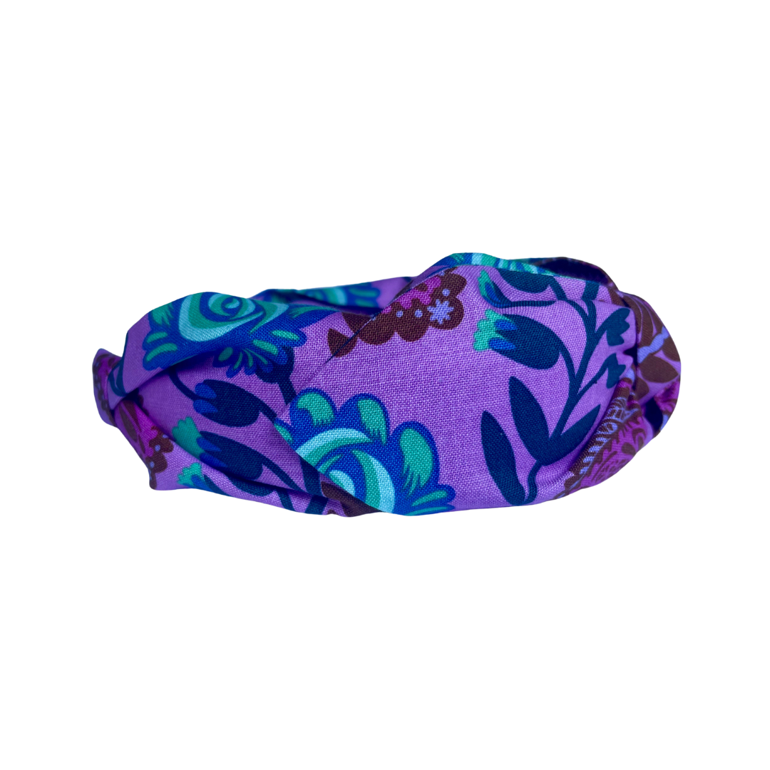 Night Garden Knot Headband
