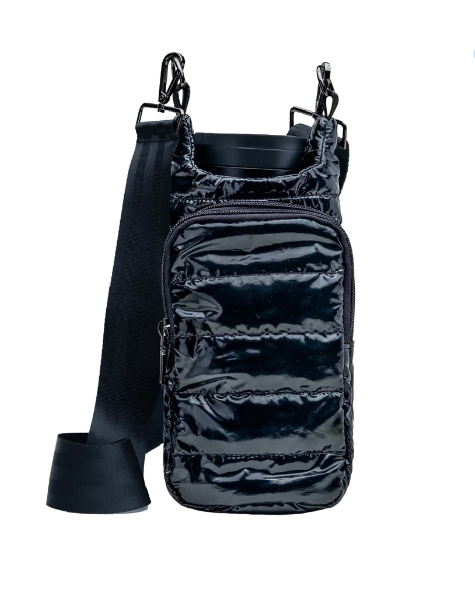 Black Glossy HydroBag with Black Strap