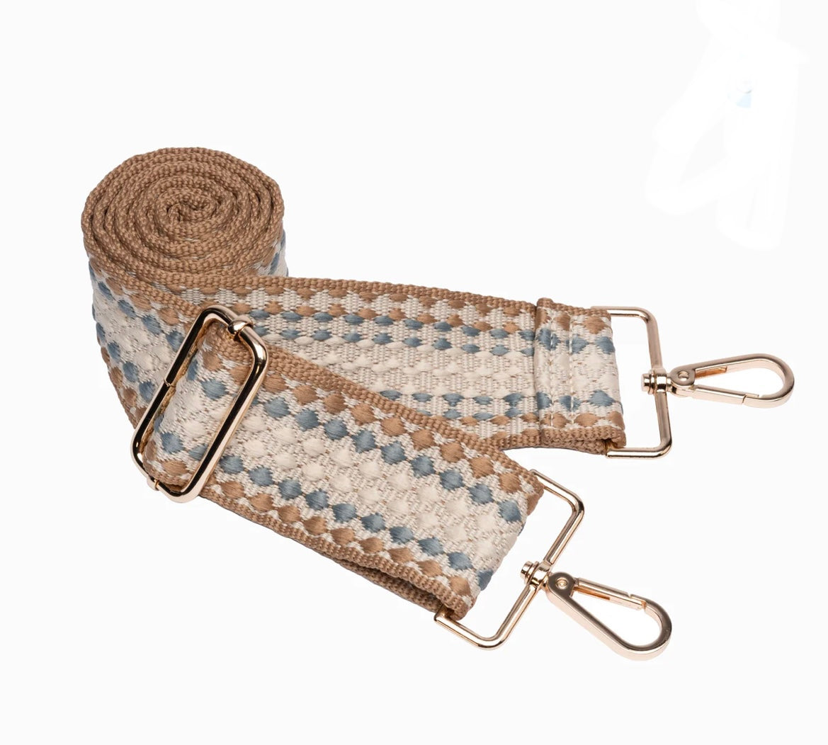 Camel Glossy HydroBag with Camel Patterned Strap