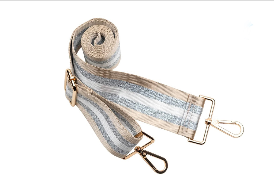 Gold HydroBag with Striped Strap