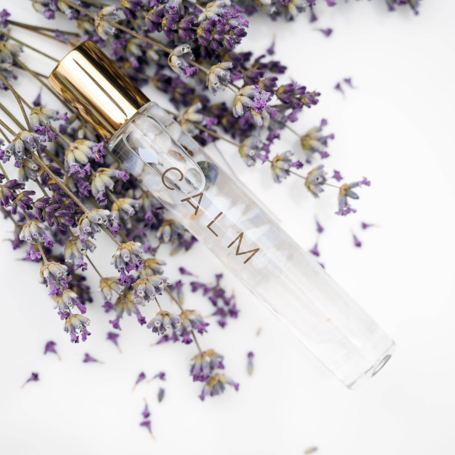 CALM – Blue Lace Agate Roller | Relaxing Aromatherapy