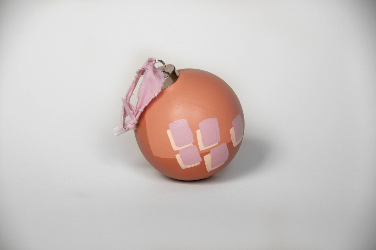 Modern "TINSEL" Hand Painted Ornament