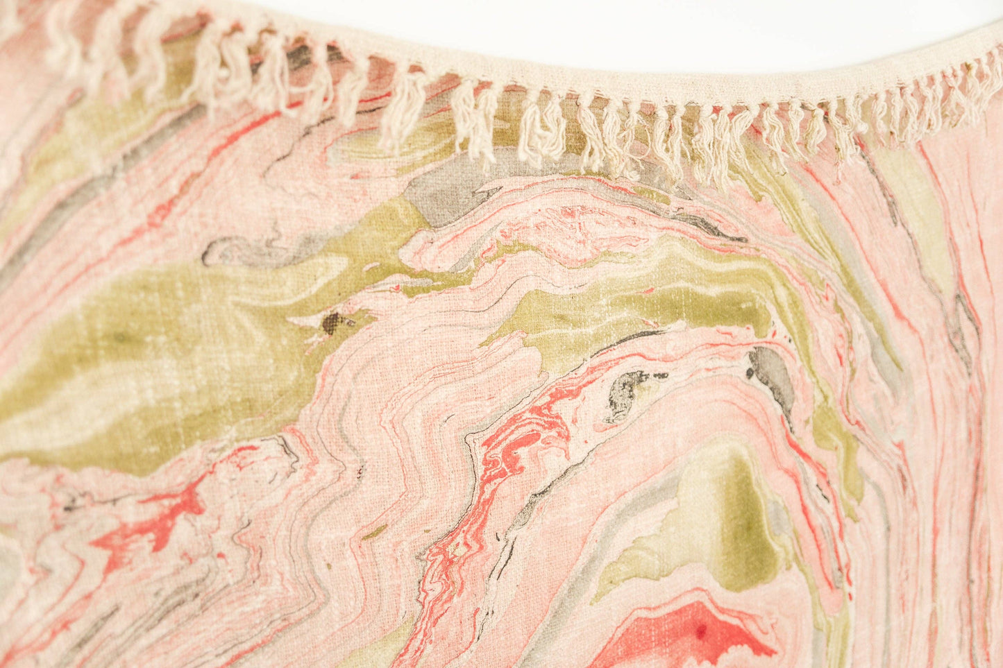 Pink Marble Throw