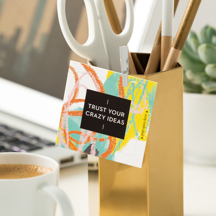 Trust Your Crazy Ideas Pop-Open Cards