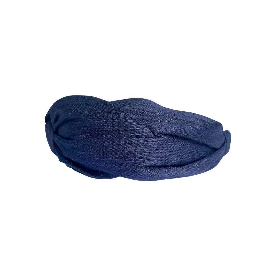 Navy - Top Knot Headband