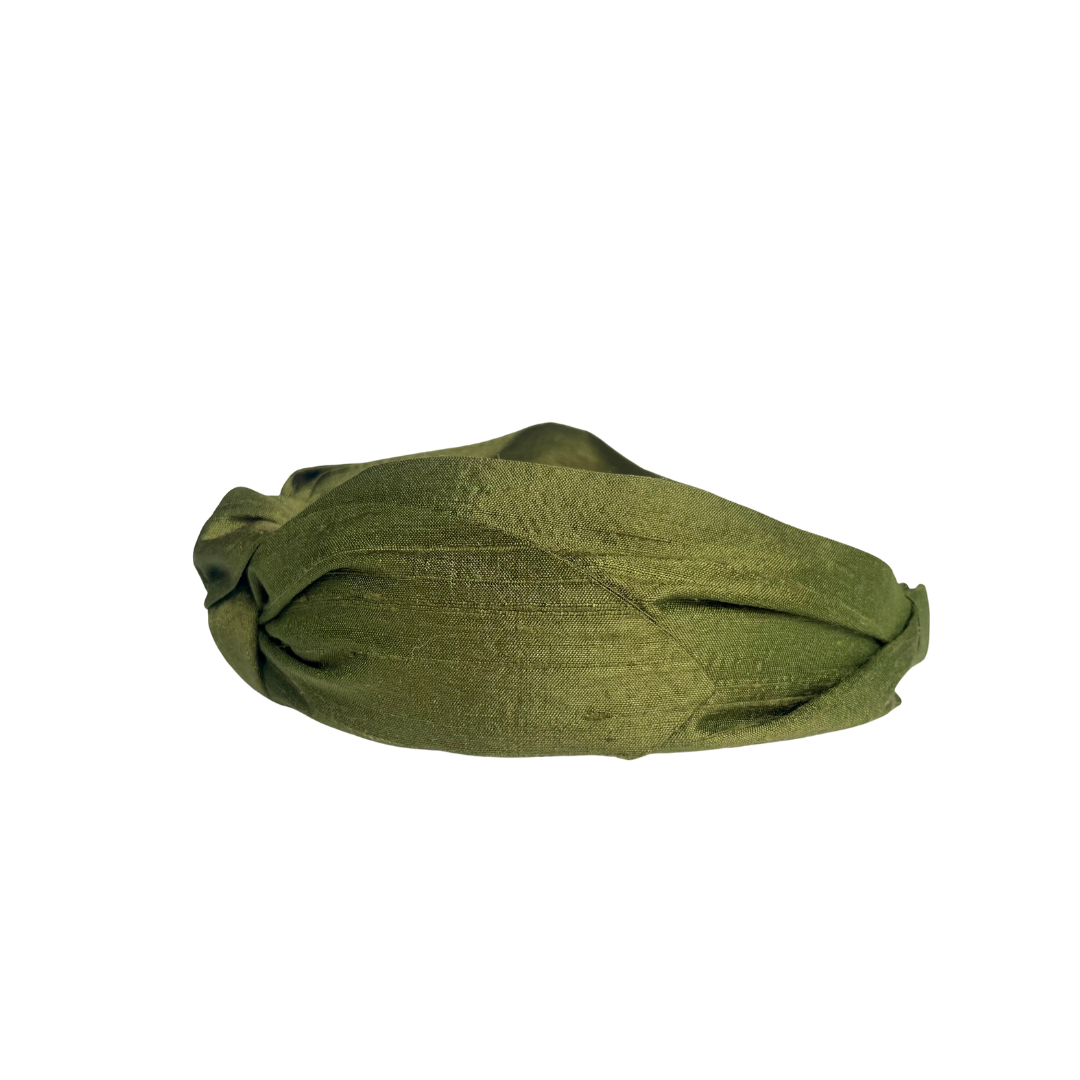 Tuscan Olive- Top Knot Headband