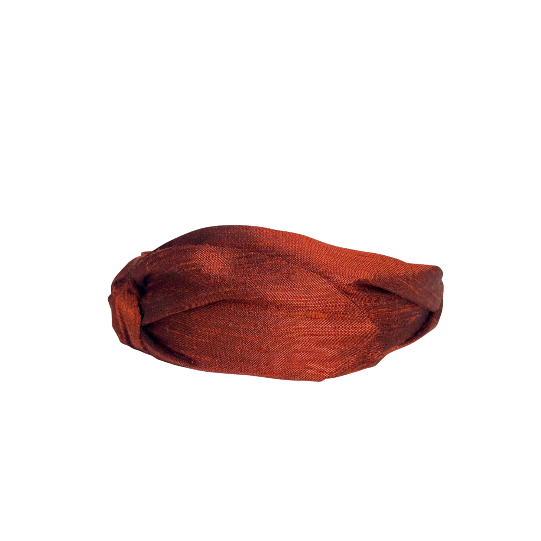 Rust Top Knot Headband