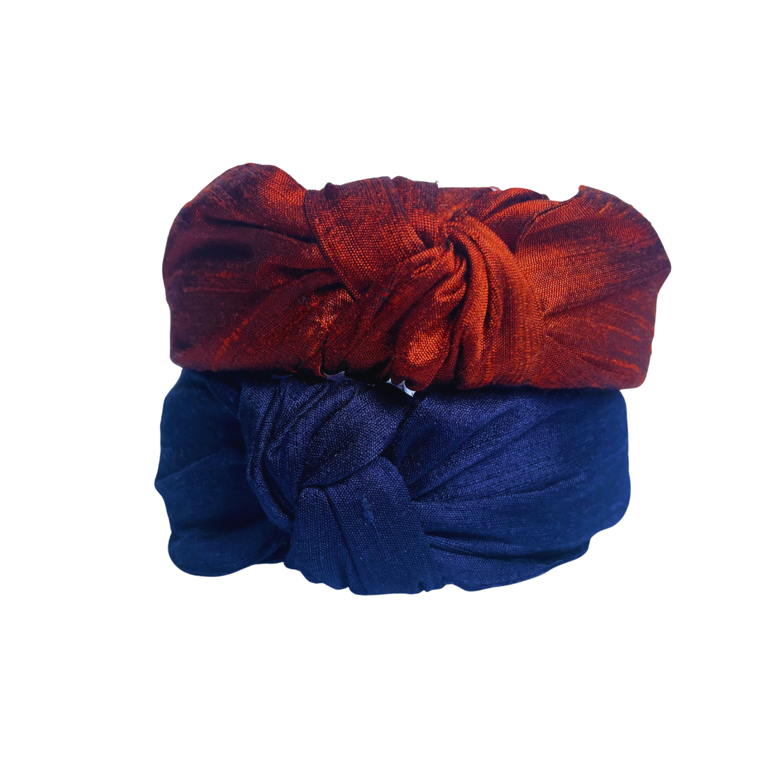 Rust Top Knot Headband