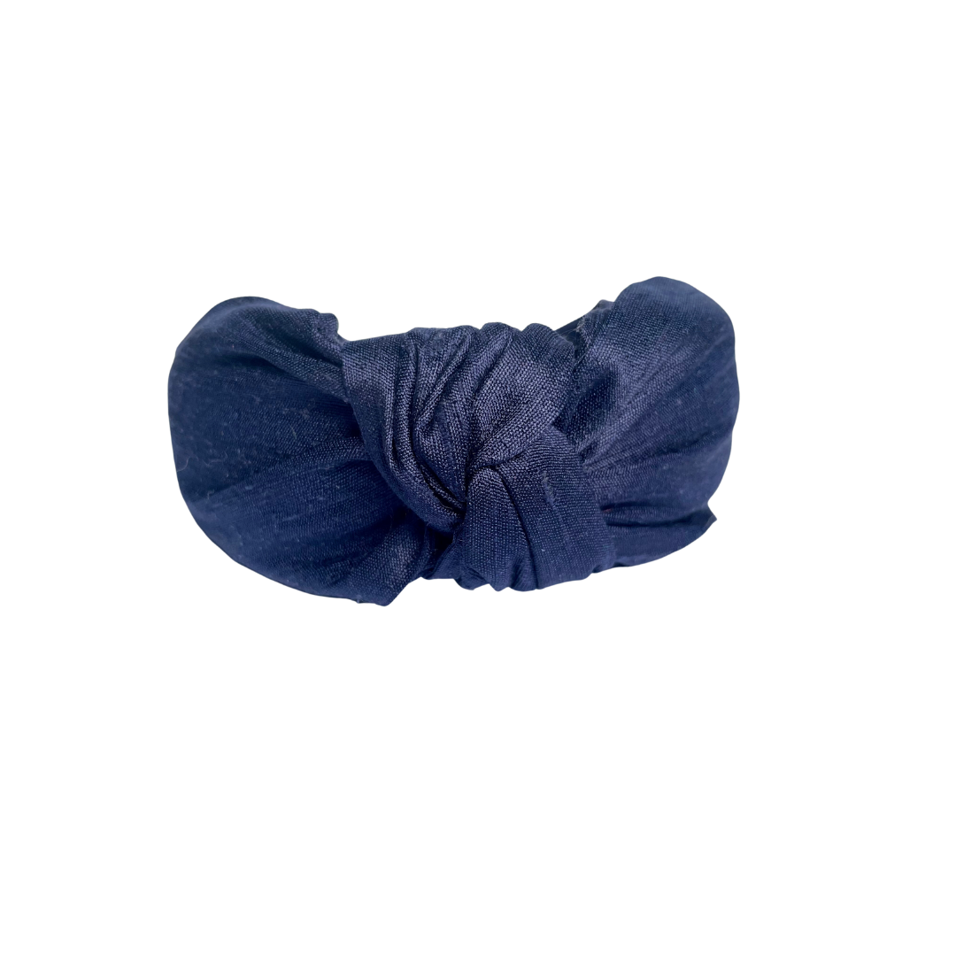 Navy - Top Knot Headband