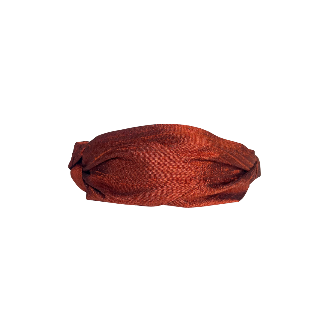 Rust Top Knot Headband