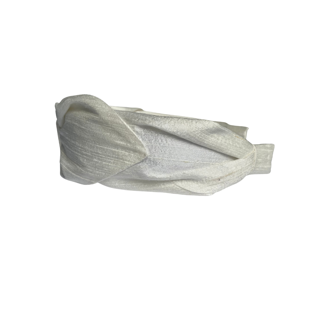 Cream- Top Knot Headband