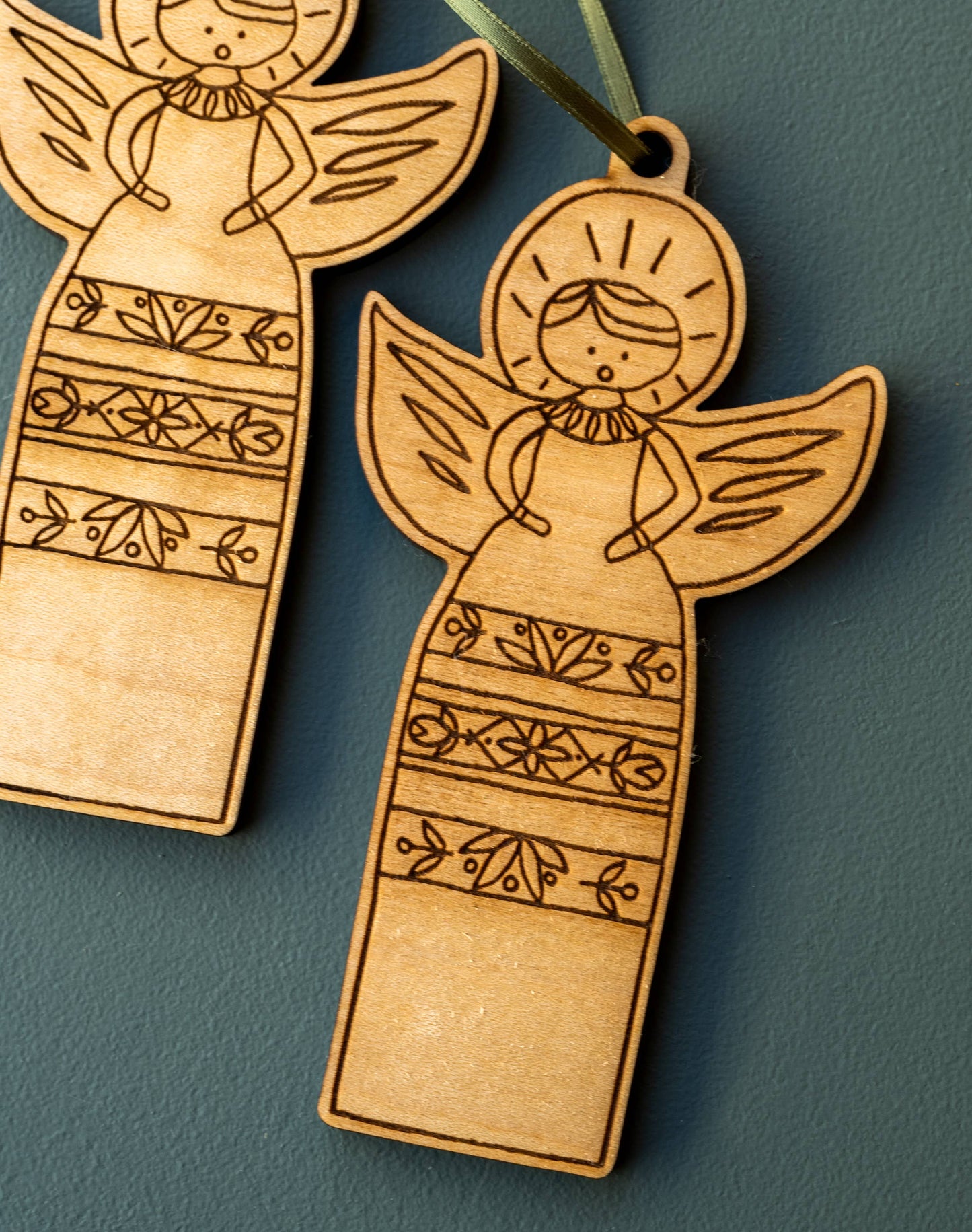 Caroling Angel Christmas Ornament