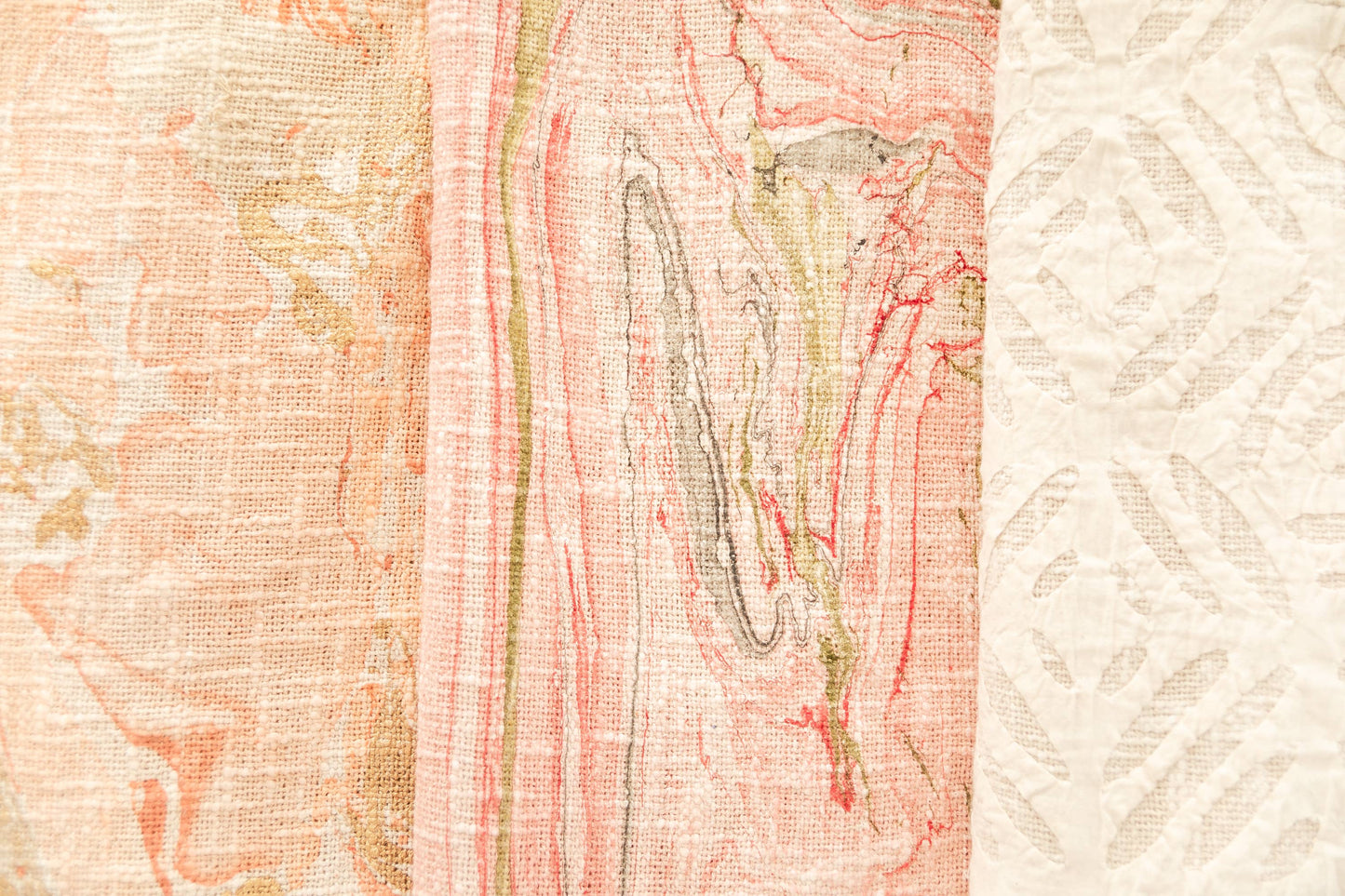 Peach Marble Throw