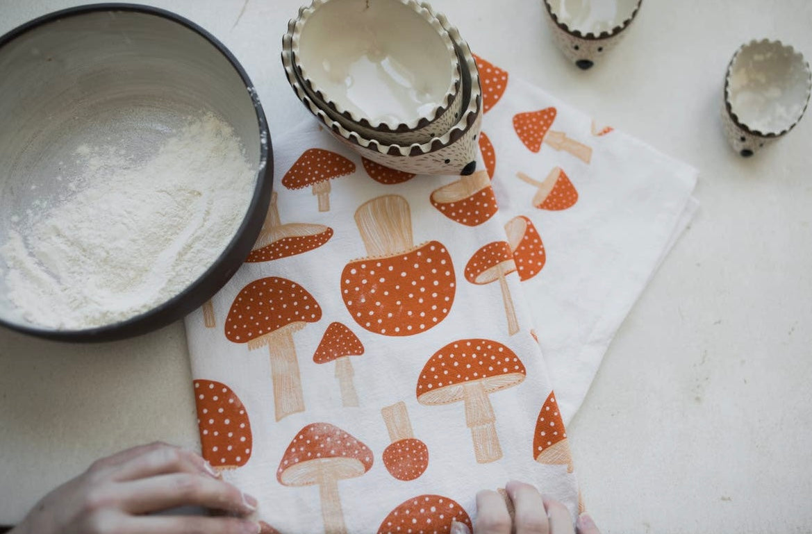 Mushroom Tea Towel