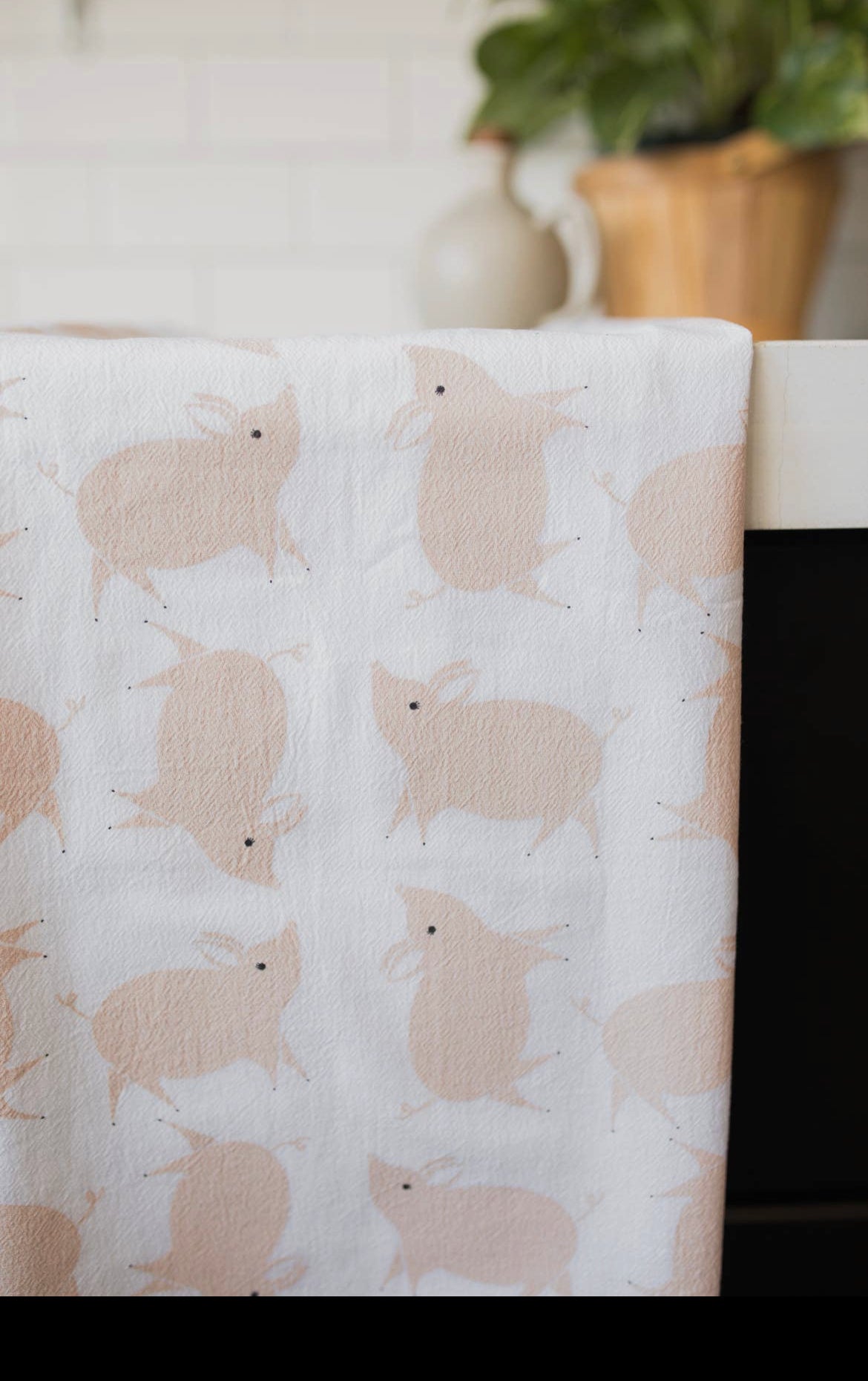 Pig Tea Towel