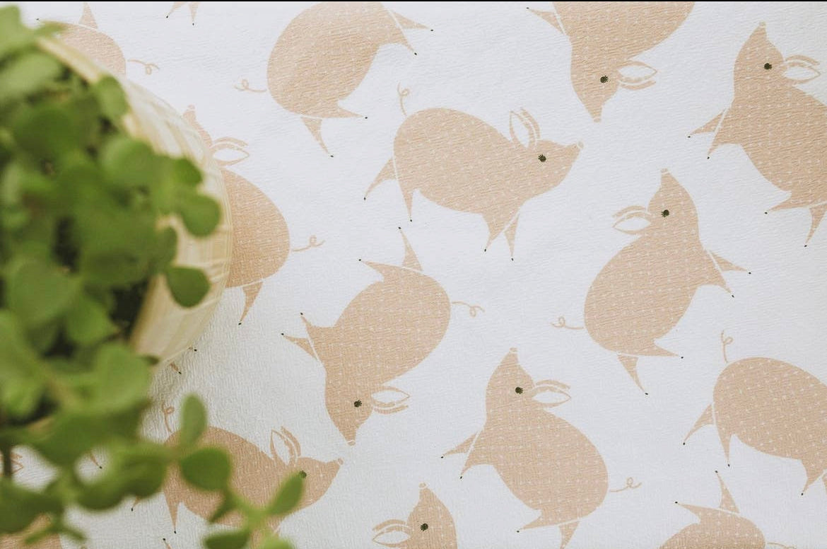 Pig Tea Towel