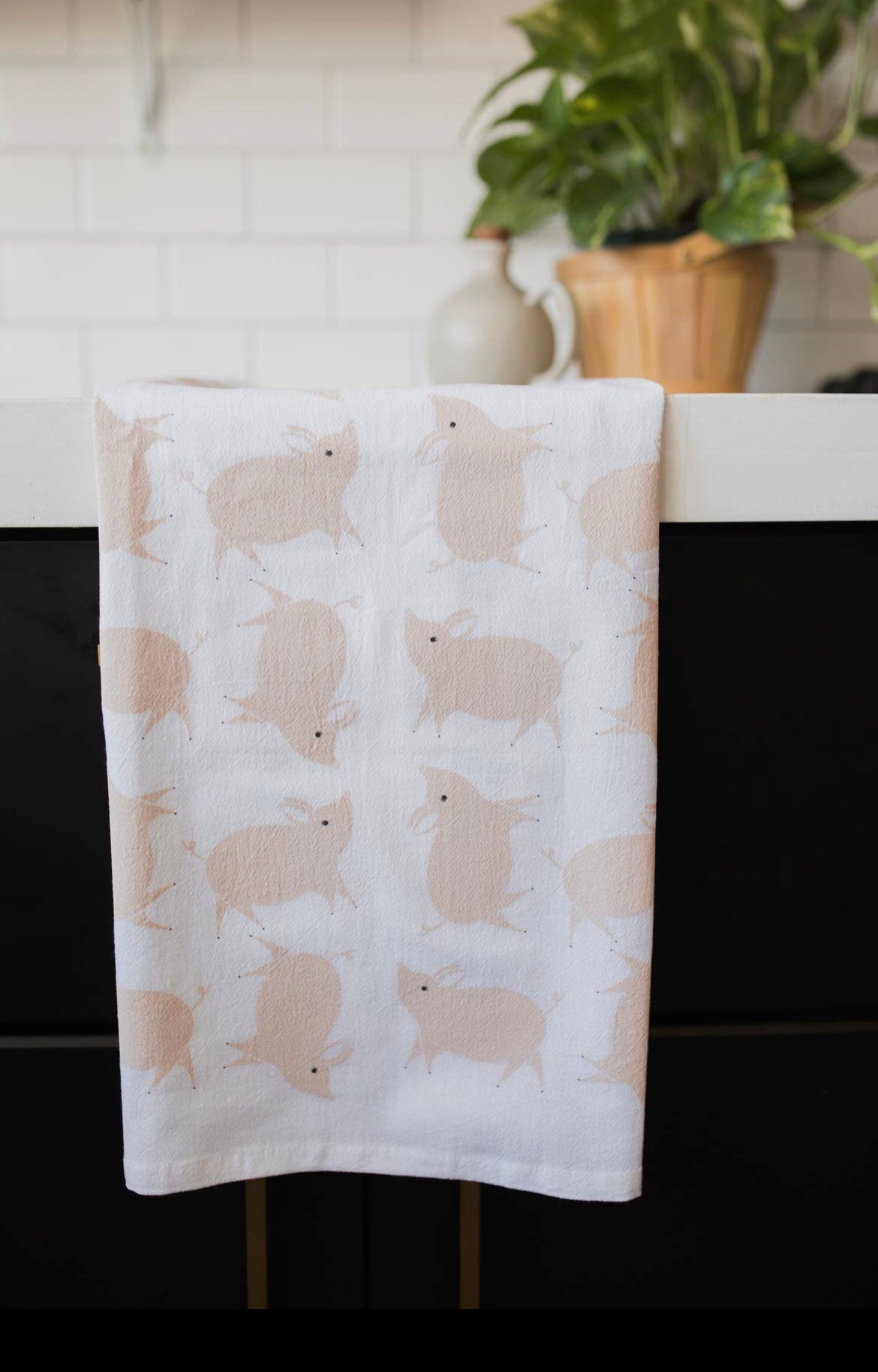 Pig Tea Towel