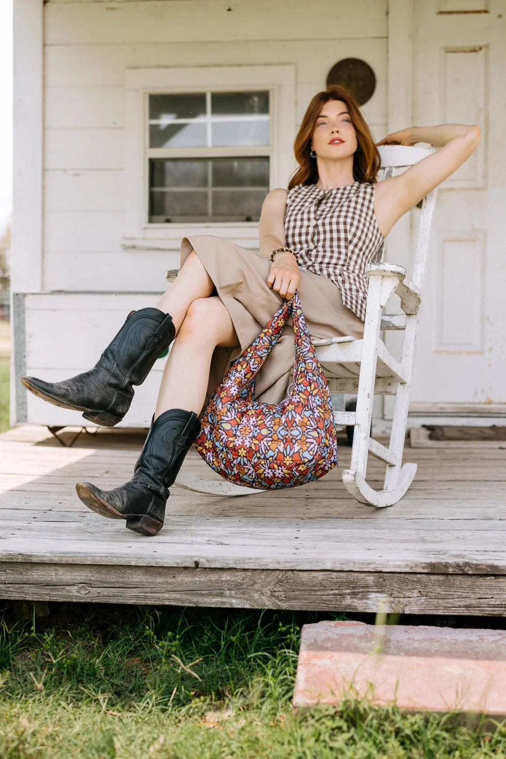 Quilted Zipper Tote