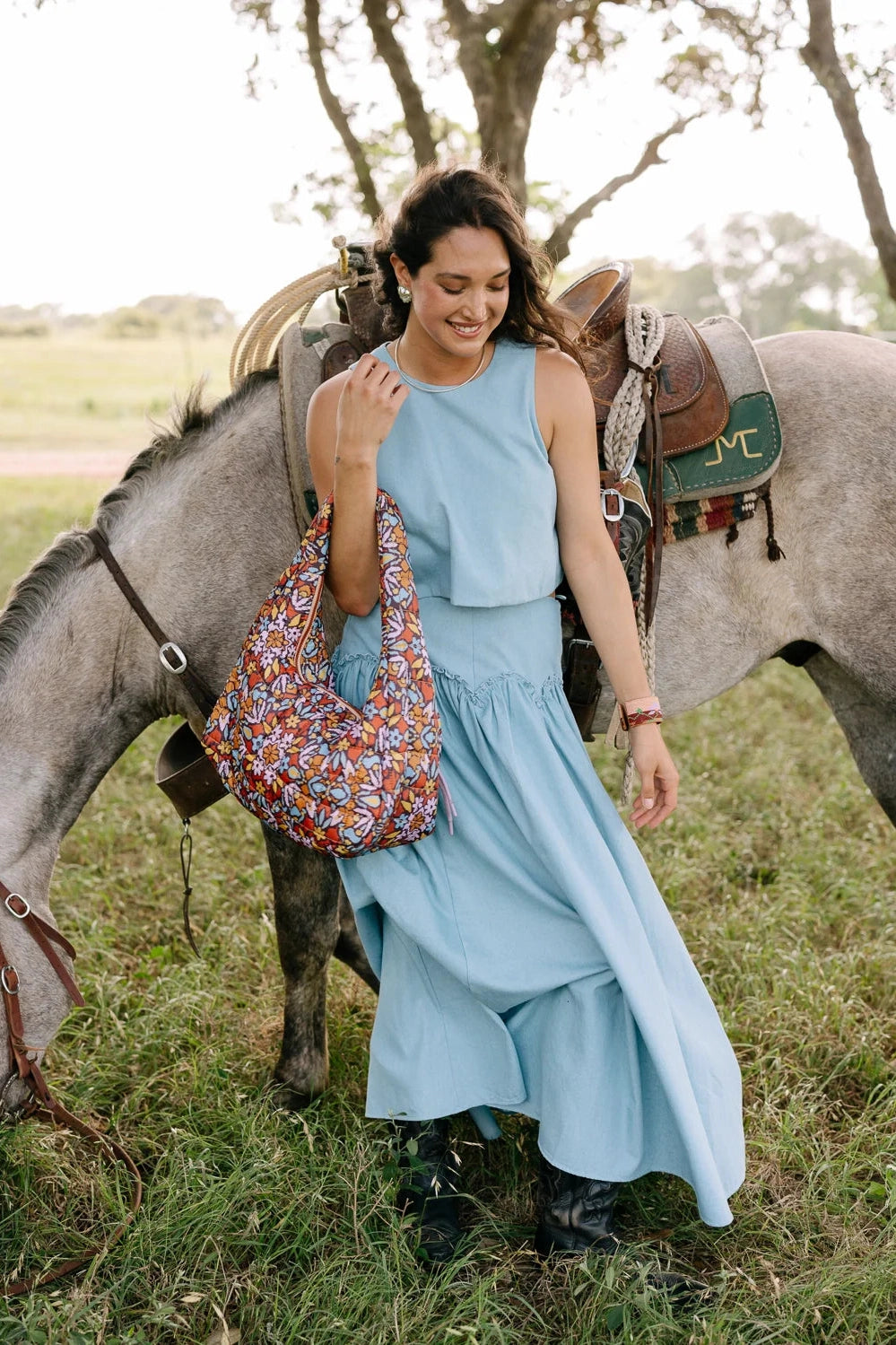 Quilted Zipper Tote
