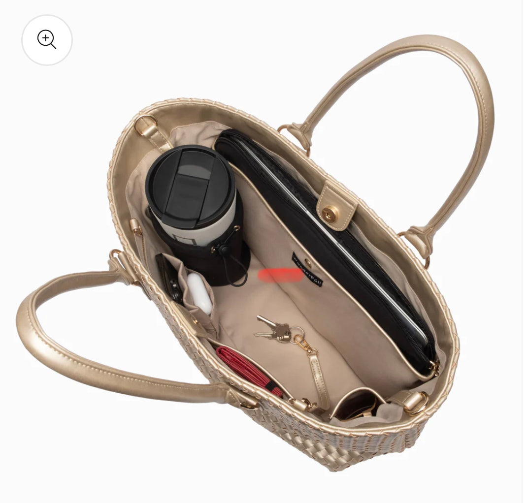 Gold Woven Hydrotote