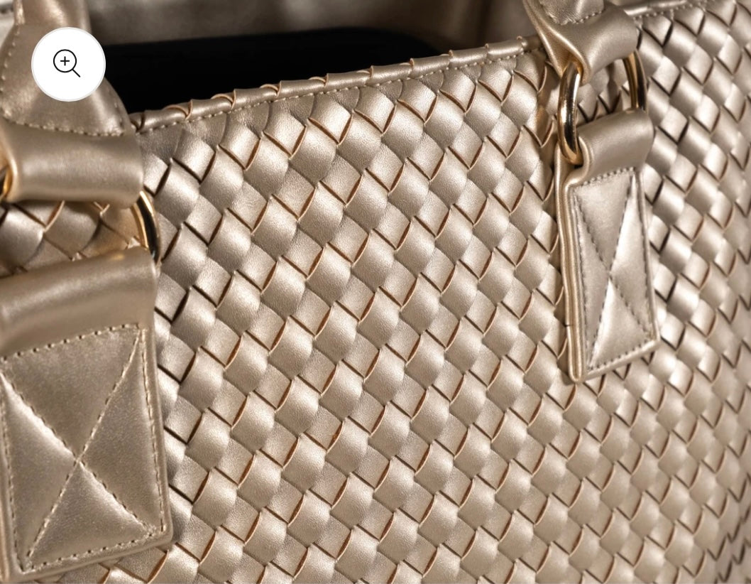 Gold Woven Hydrotote